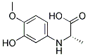 DL--(3-Hydroxy-4-methoxyphenyl)alanine Struktur