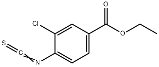 4-Ethoxycarbonyl-2-chlorophenylisothiocyanate Struktur