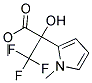 Methyl3,3,3-Trifluoro-2-hydroxy-2-(1-methyl-1H-pyrrol-2-yl)propanate Struktur