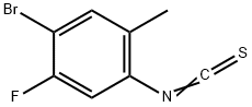 4-Bromo-5-fluoro-2-methylphenylisothiocyanate Struktur