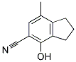 5-Cyano-4-hydroxxy-7-methylindane Struktur