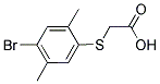 (4-BROMO-2,5-DIMETHYL-PHENYLSULFANYL)-ACETIC ACID Struktur