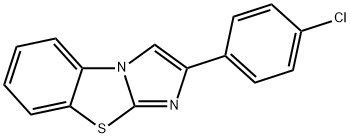 2-(4-CHLOROPHENYL)IMIDAZO[2,1-B][1,3]BENZOTHIAZOLE Struktur