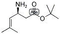 (S)-3-AMINO-5-METHYL-HEX-4-ENOIC ACID TERT-BUTYL ESTER Struktur