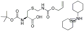 BOC-L-CYS(ALLOCAM)-OH DCHA Struktur