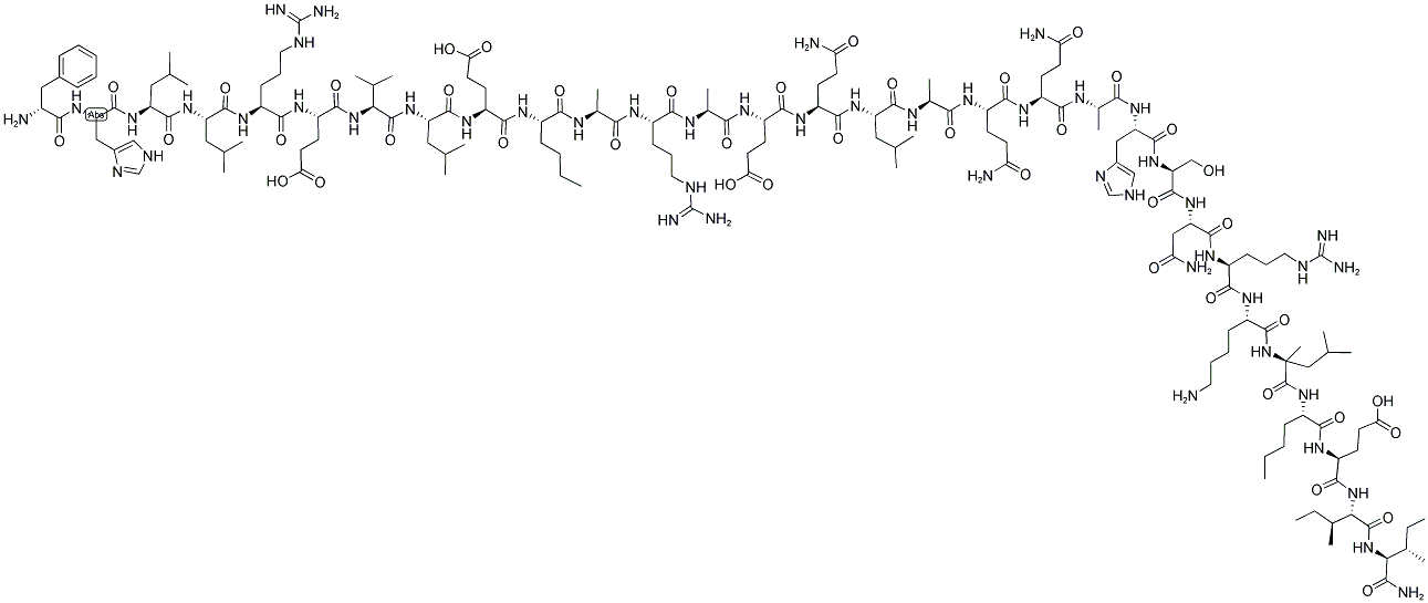 (D-PHE12,NLE21,38,ALPHA-ME-LEU37)-CORTICOTROPIN-RELEASING FACTOR (12-41) (HUMAN, RAT) Struktur