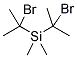 DIMETHYL-BIS-(A-BROMOISOPROPYL) SILANE Struktur