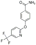 4-(5-(TRIFLUOROMETHYL)-2-PYRIDYLOXY)BENZAMIDE Struktur