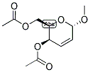 METHYL 4,6-DI-O-ACETYL-2,3-DIDEOXY-A-D-THREO-HEX-2-ENOPYRANOSIDE Struktur