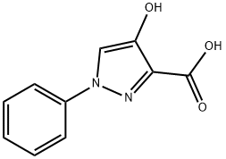 4-HYDROXY-1-PHENYL-1H-PYRAZOLE-3-CARBOXYLIC ACID Struktur