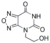 4-(2-HYDROXY-ETHYL)-4H-[1,2,5]OXADIAZOLO[3,4-D]PYRIMIDINE-5,7-DIONE Struktur