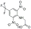 ([2,6-DINITRO-4-(TRIFLUOROMETHYL)PHENYL]AMINO)ACETIC ACID Struktur