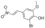 1-(5-BROMO-4-HYDROXY-3-METHOXYPHENYL)-2-NITROETHENE Struktur