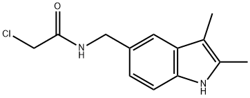 2-CHLORO-N-(2,3-DIMETHYL-1H-INDOL-5-YLMETHYL)-ACETAMIDE Struktur