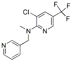 N2-METHYL-N2-(3-PYRIDYLMETHYL)-3-CHLORO-5-(TRIFLUOROMETHYL)PYRIDIN-2-AMINE Struktur