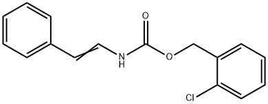 2-CHLOROBENZYL N-STYRYLCARBAMATE Struktur