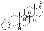 5-BETA-ANDROSTAN-3,17-DIONE 3-ETHYLENEKTAL Struktur