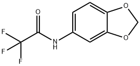 N-TRIFLUOROACETYL-3,4-(METHYLENE-DIOXY)-ANILINE Struktur