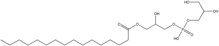 1-PALMITOYL-SN-GLYCERO-3-PHOSPHO-SN-1-GLYCEROL SODIUM SALT Struktur