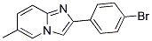 2-(4-BROMOPHENYL)-6-METHYLIMIDAZO[1,2-A]PYRIDINE Struktur