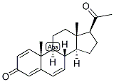 1,4,6-PREGNATRIEN-3,20-DIONE Struktur