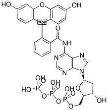 FLUORESCEIN-N6-DATP Struktur