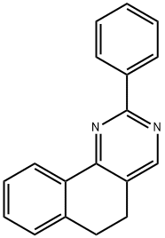 2-PHENYL-5,6-DIHYDROBENZO[H]QUINAZOLINE Struktur