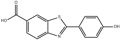 2-(4-HYDROXY-PHENYL)-BENZOTHIAZOLE-6-CARBOXYLIC ACID Struktur