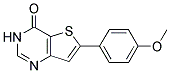 6-(4-METHOXY-PHENYL)-3H-THIENO[3,2-D]PYRIMIDIN-4-ONE Struktur