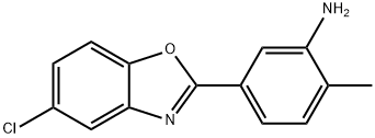 5-(5-CHLORO-BENZOOXAZOL-2-YL)-2-METHYL-PHENYLAMINE Struktur