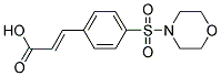 3-[4-(MORPHOLINE-4-SULFONYL)-PHENYL]-ACRYLIC ACID Struktur