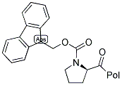 FMOC-D-PRO-WANG RESIN Struktur