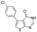 5-(4-CHLORO-PHENYL)-3H-THIENO[2,3-D]PYRIMIDIN-4-ONE Struktur