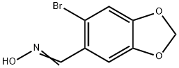 6-BROMO-1,3-BENZODIOXOLE-5-CARBALDEHYDE OXIME Struktur