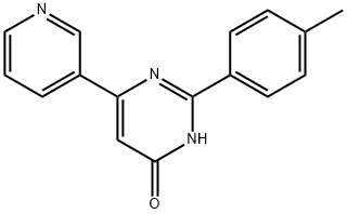 2-(4-METHYLPHENYL)-6-(3-PYRIDINYL)-4(3H)-PYRIMIDINONE Struktur