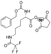 Z-LYS(TFA)-OSU Struktur