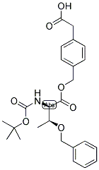 BOC-D-THR(BZL)-O-CH2-PHI-CH2-COOH DCHA Struktur