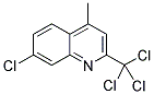 7-CHLORO-2-(TRICHLOROMETHYL)LEPIDINE Struktur