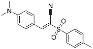 3-(4-(DIMETHYLAMINO)PHENYL)-2-((4-METHYLPHENYL)SULFONYL)PROP-2-ENENITRILE Struktur