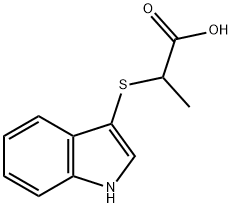 2-(1H-INDOL-3-YLSULFANYL)-PROPIONIC ACID Struktur