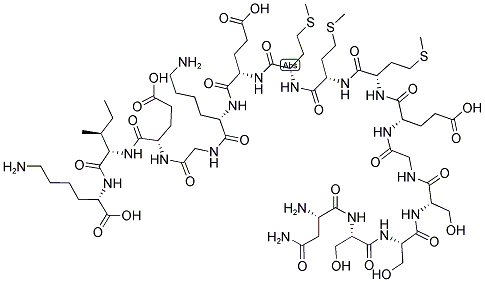 ASN-SER-SER-SER-GLY-GLU-MET-MET-MET-GLU-LYS-GLY-GLU-ILE-LYS Struktur
