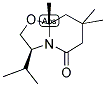 (3S,8AR)-3-ISOPROPYL-7-DIMETHYL-8A-METHYL BICYCLIC LACTAM Struktur