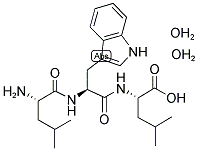 L-LEU-TRP-LEU 1/2 H2O Struktur