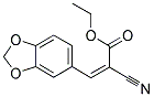 ETHYL 3-BENZO[3,4-D]1,3-DIOXOLEN-5-YL-2-CYANOPROP-2-ENOATE Struktur