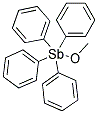 TETRAPHENYLANTIMONY METHOXIDE Struktur