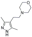 3,5-DIMETHYL-4-(2-MORPHOLINOETHYL)-1H-PYRAZOLE Struktur