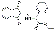 ETHYL 2-(((1,3-DIOXOINDAN-2-YLIDENE)METHYL)AMINO)-2-PHENYLACETATE Struktur