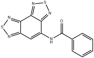 N-BENZO[1,2-C:3,4-C']BIS[1,2,5]THIADIAZOL-4-YL-BENZAMIDE Struktur