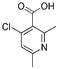 4-CHLORO-2,6-DIMETHYL-NICOTINIC ACID Struktur