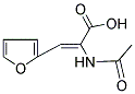 (2Z)-2-(ACETYLAMINO)-3-(2-FURYL)ACRYLIC ACID Struktur